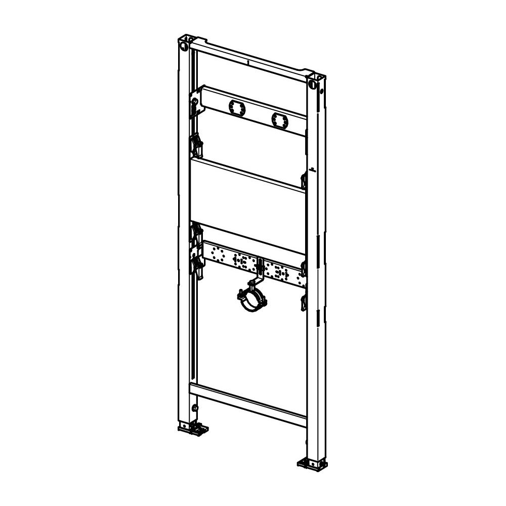 Viega Prevista Dry Waschtisch-Element 8540.33 für Ausgussbecken, 1300mm, Stahl... VIEGA-776282 4015211776282 (Abb. 2)