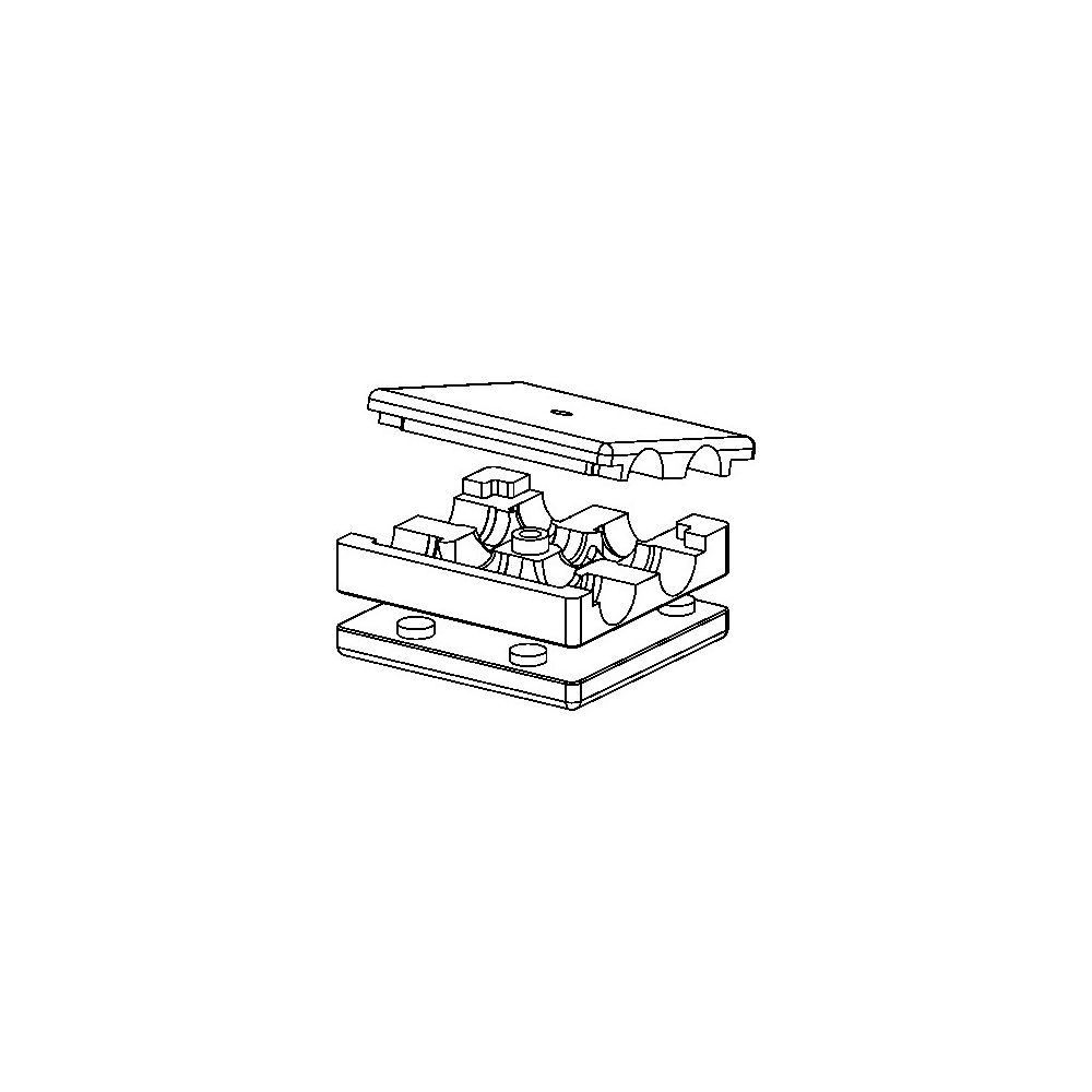 Viega Dämmbox für Raxofix-Kreuzungs-T-Stück 5349.9 für d. 25mm... VIEGA-826352 4015211826352 (Abb. 2)