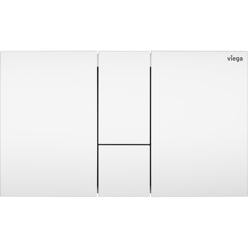 Viega WC Betätigungsplatte VfS 24 8614.1 aus Kunststoff in weiß alpin... VIEGA-773281 4015211773281 (Abb. 1)