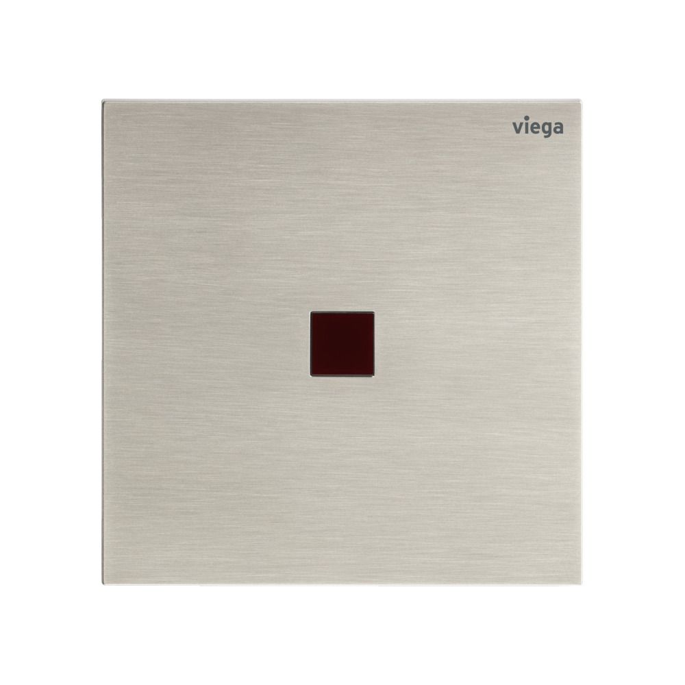 Viega Urinal Betätigungsplatte VfM 200 8620.2 aus Kunststoff in edelstahlfarben... VIEGA-774646 4015211774646 (Abb. 1)