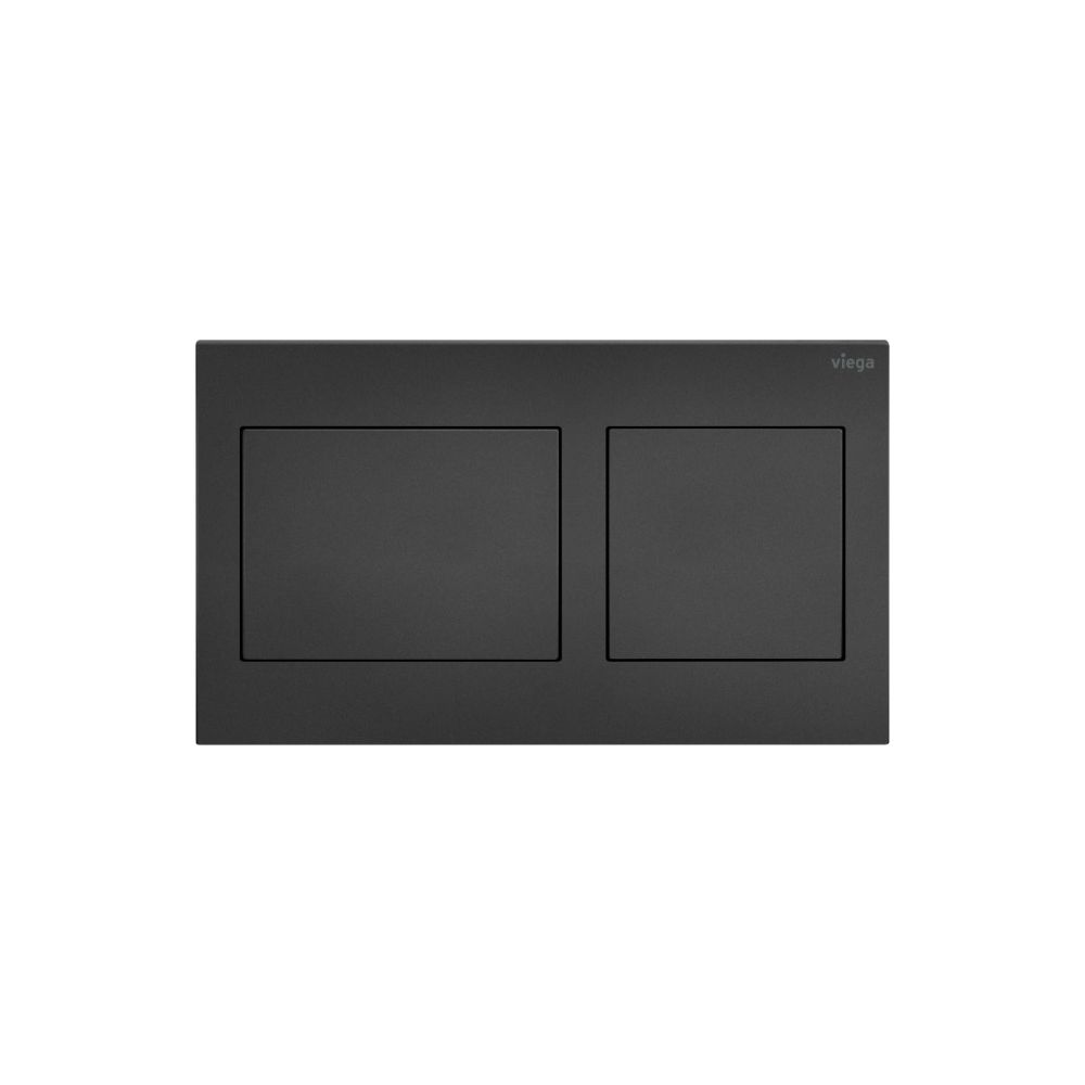 Viega Visign for Style 21 WC-Betätigungsplatte 8611.1, Kunststoff, Schwarz matt... VIEGA-801724 4015211801724 (Abb. 2)