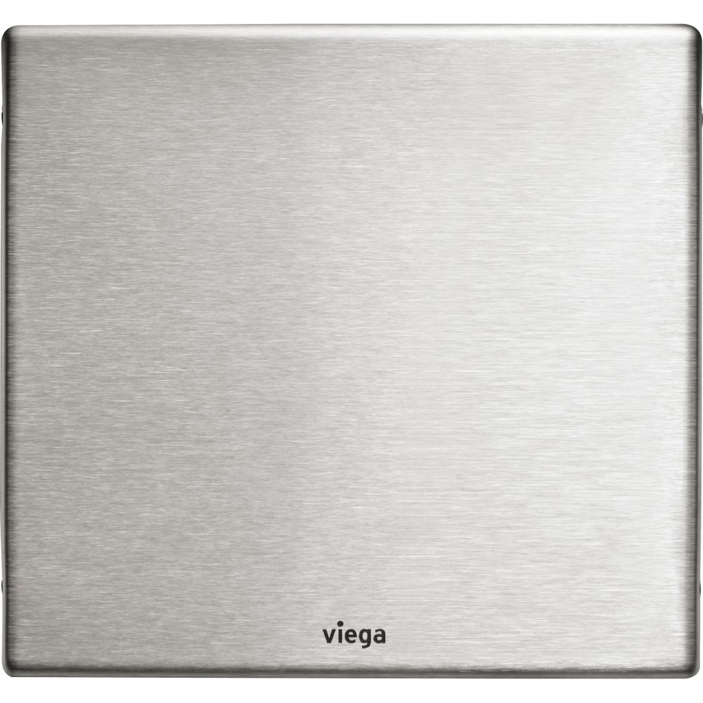 Viega Visign for Public Abdeckplatte 8326.7 für Urinal-Spülsystem, Edelstahl gebürstet... VIEGA-722050 4015211722050 (Abb. 2)