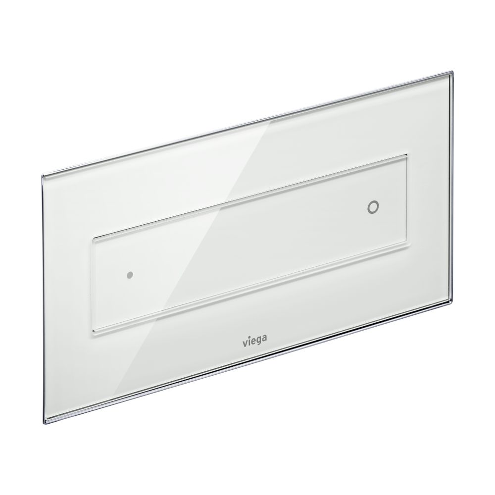 Viega Visign for Style 12 WC-Betätigungsplatte 8332.4, Glas, klar/Grau... VIEGA-645151 4015211645151 (Abb. 2)