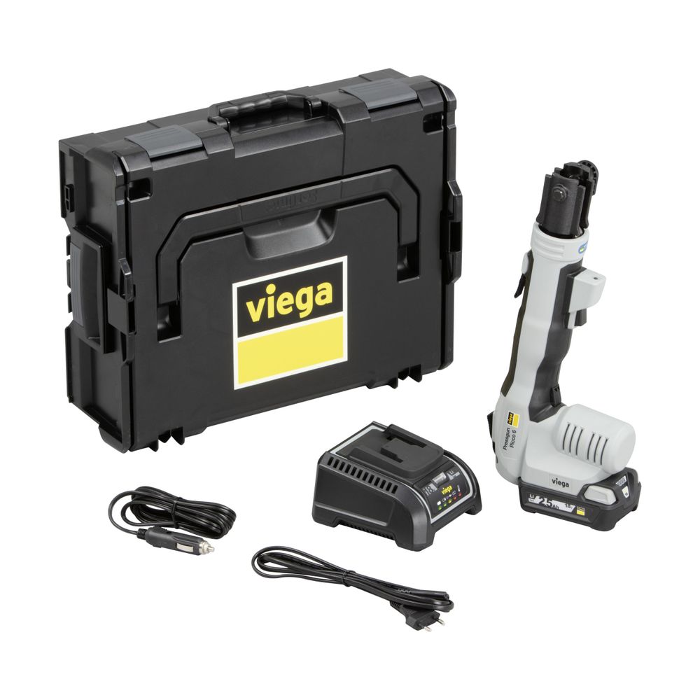 Viega Pressgun Picco 6 Presswerkzeug 2489.4, Akku und Ladegerät 18V/2,5 Ah... VIEGA-790868 4015211790868 (Abb. 2)