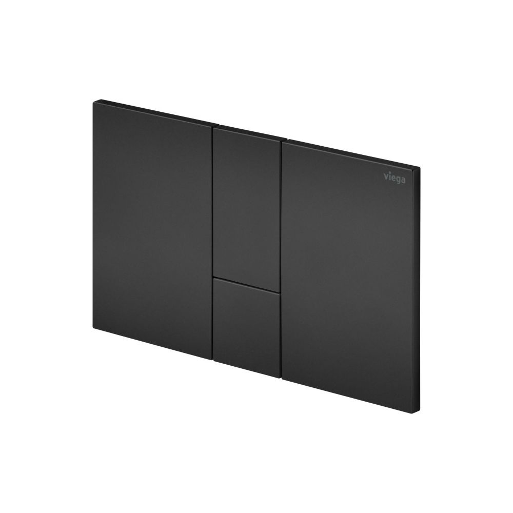Viega Visign for Style 24 WC-Betätigungsplatte für Prevista 8614.1, Kunststoff, Schwarz m... VIEGA-801748 4015211801748 (Abb. 2)