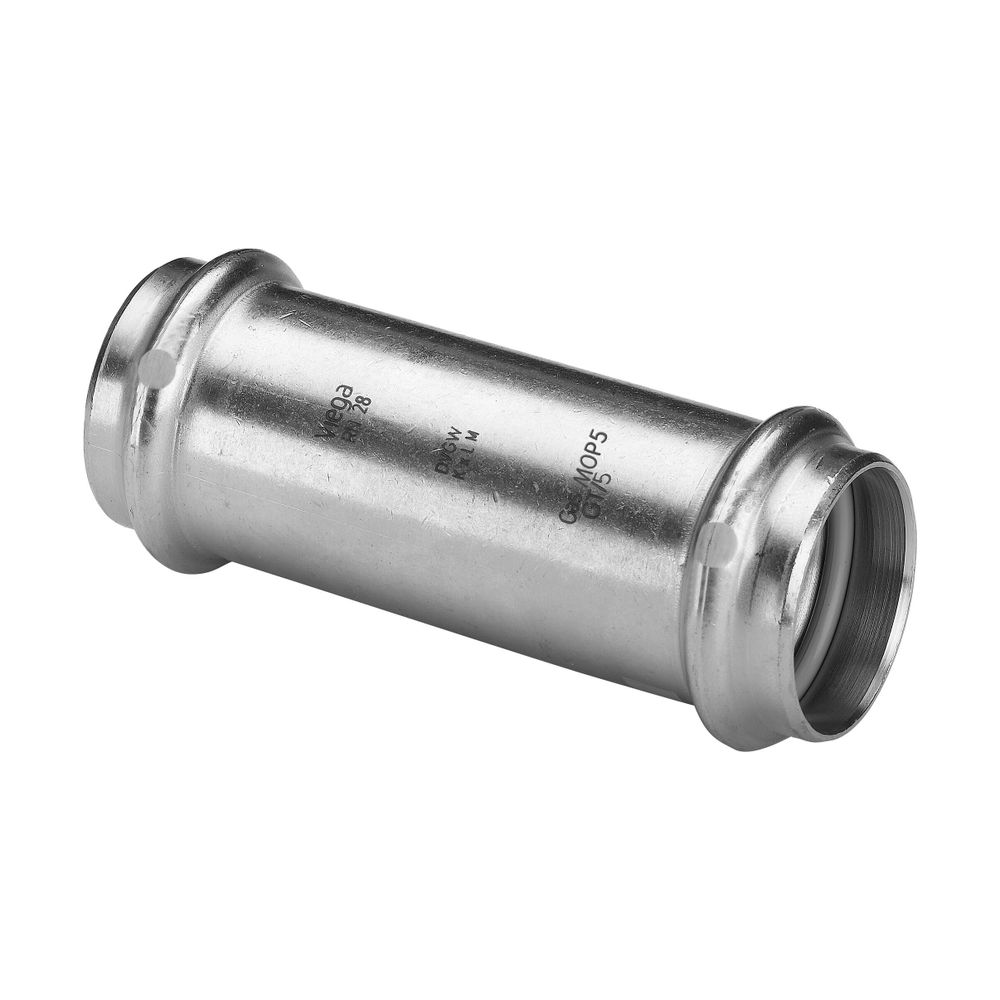 Viega Sanpress Inox G Schiebemuffe mit SC-Contur 0215.5 für Gas, d. 35mm, Stahl nichtrost... VIEGA-487072 4015211487072 (Abb. 3)
