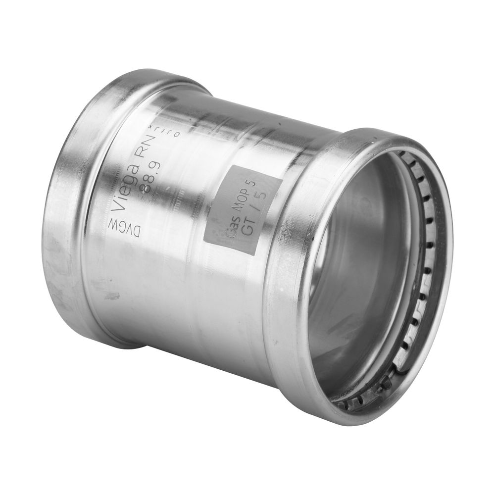 Viega Sanpress Inox G XL Schiebemuffe 0215.5XL, d. 76,1mm, Stahl nichtrostend... VIEGA-578596 4015211578596 (Abb. 3)