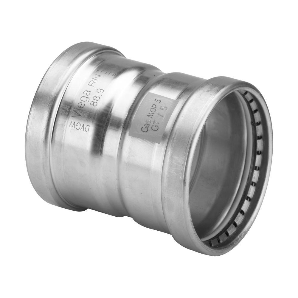 Viega Sanpress Inox G XL Muffe mit SC-Contur G XL 0215XL, d. 64mm, Stahl nichtrostend... VIEGA-578244 4015211578244 (Abb. 3)