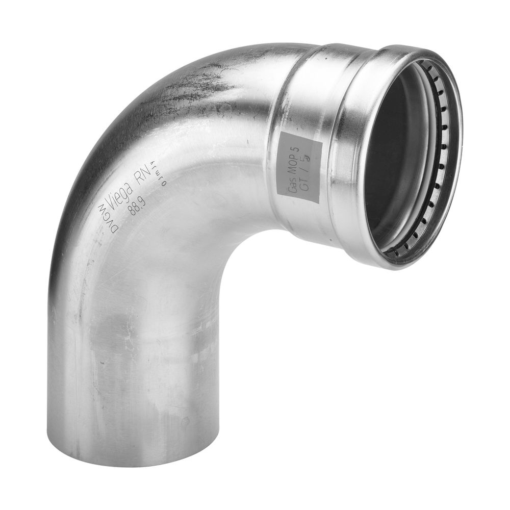 Viega Sanpress Inox G XL-Bogen I/A 0216.1XL, d. 108mm, Stahl nichtrostend... VIEGA-577544 4015211577544 (Abb. 3)