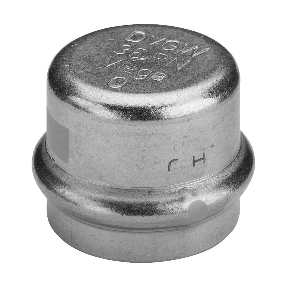 Viega Sanpress Inox G Verschlusskappe SC-Contur 0256 für Gas d. 18mm, Stahl nichtrostend... VIEGA-487249 4015211487249 (Abb. 3)