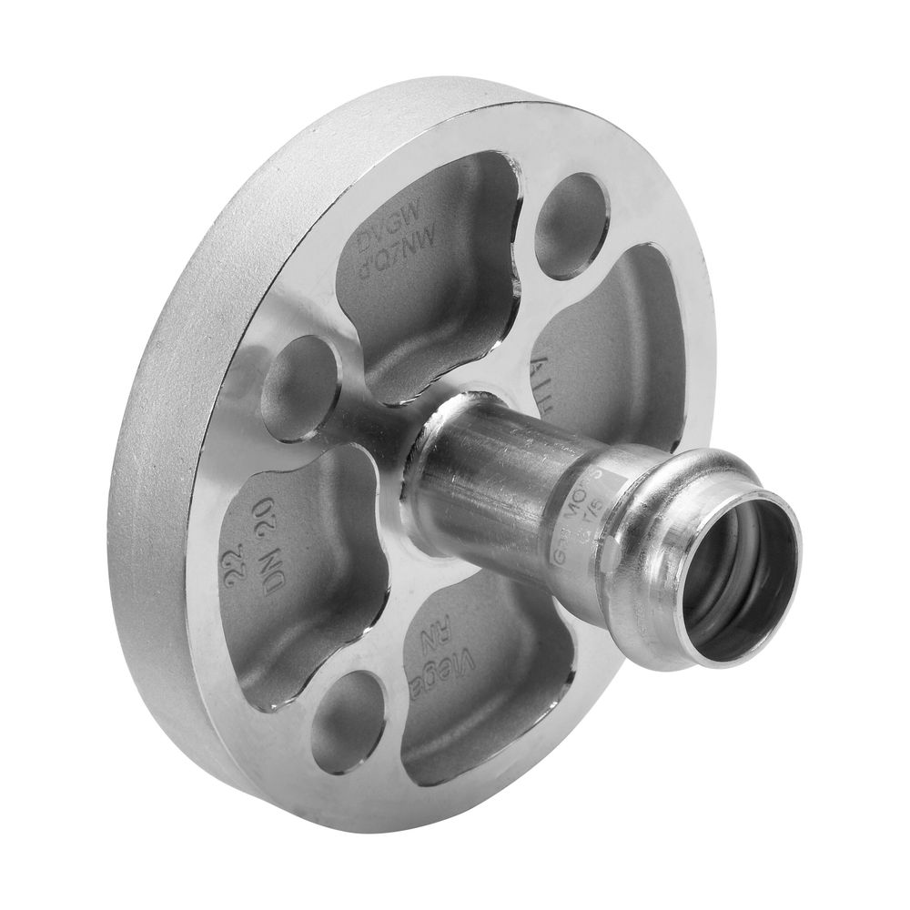 Viega Sanpress Inox G Flanschübergang 0259, d. 54mm, 4 Bohrungen, Edelstahl... VIEGA-735814 4015211735814 (Abb. 3)
