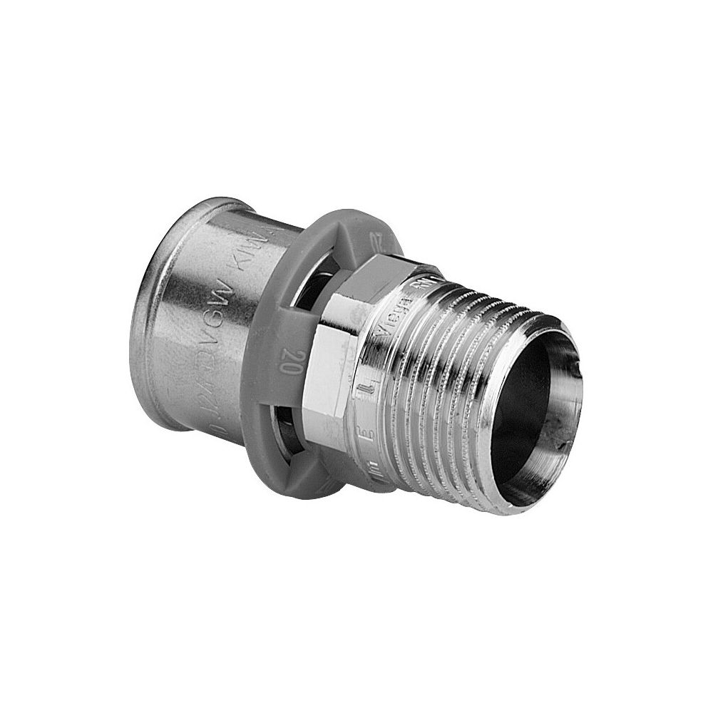 Viega Viegatherm P Übergangsstück 1021P, R 1/2" x 14mm, Messing vernickelt... VIEGA-300661 4015211300661 (Abb. 3)