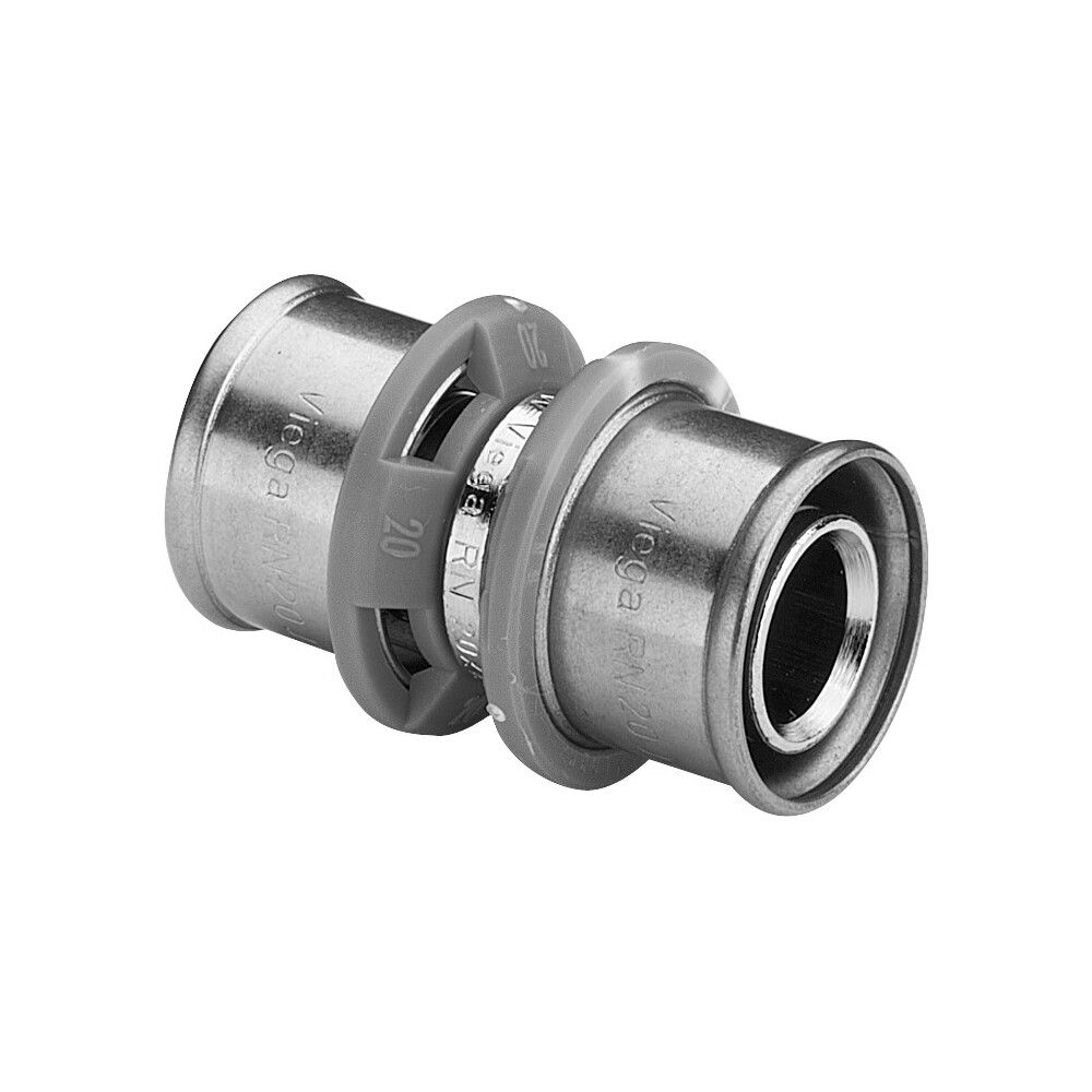 Viega Viegatherm P Kupplung 1030P d. 14mm, Messing vernickelt... VIEGA-300289 4015211300289 (Abb. 3)