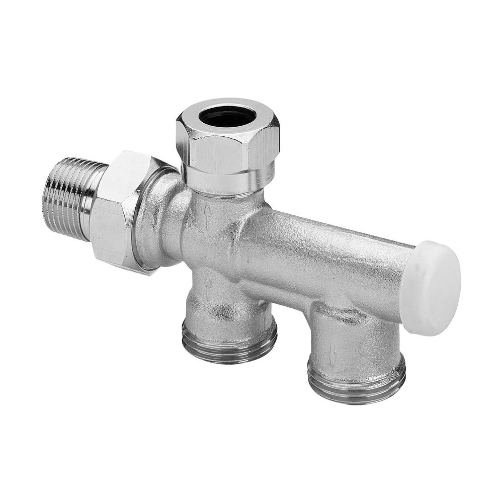 Viega Heizkörperanschlussstück 1069.2, d. 15mm x Rp 1/2", Messing matt-vernickelt... VIEGA-110475 4015211110475 (Abb. 3)