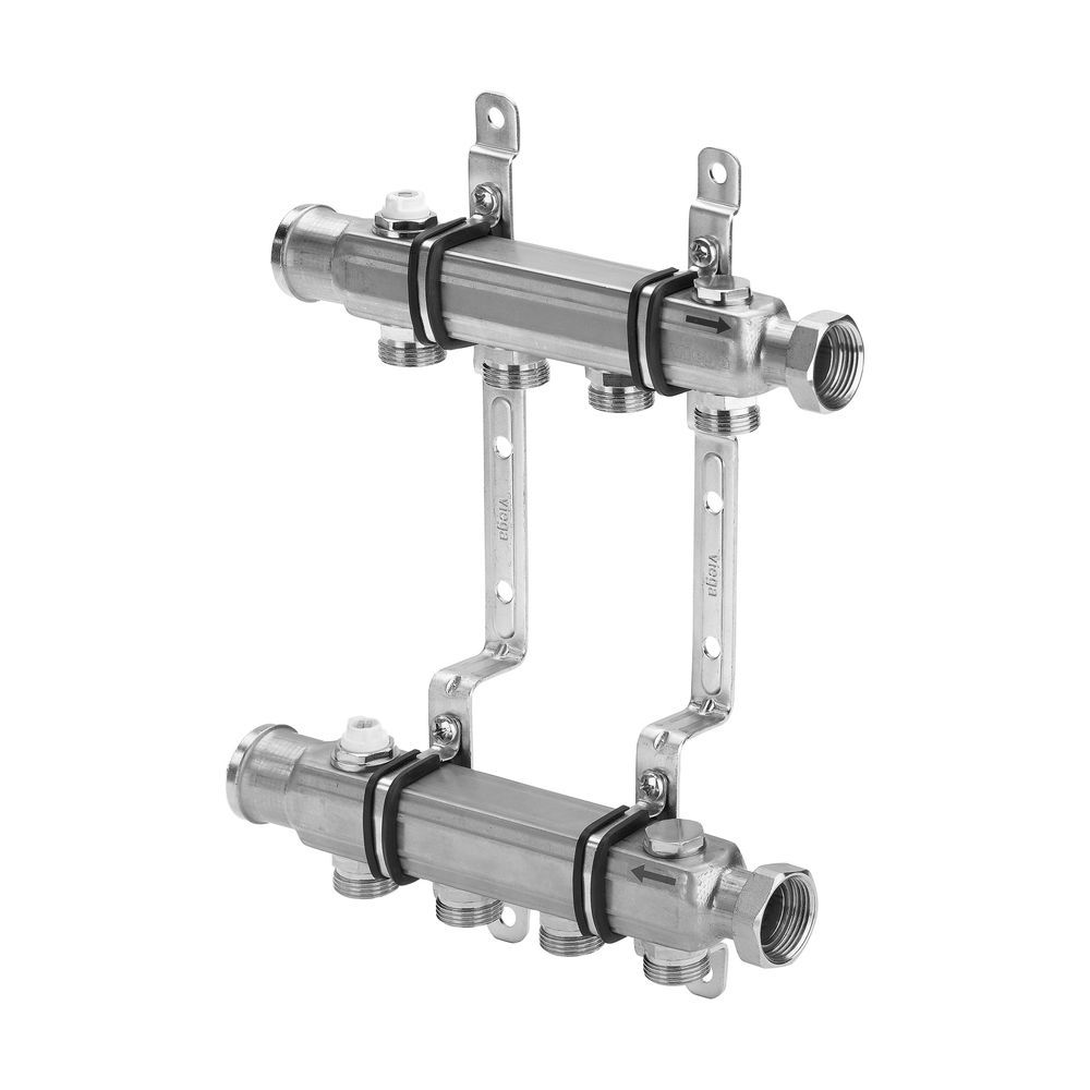 Viega Verteiler 1078 für Heizungs-Installation, Eurokonus, Überwurfmutter G 1" flachdicht... VIEGA-586225 4015211586225 (Abb. 3)