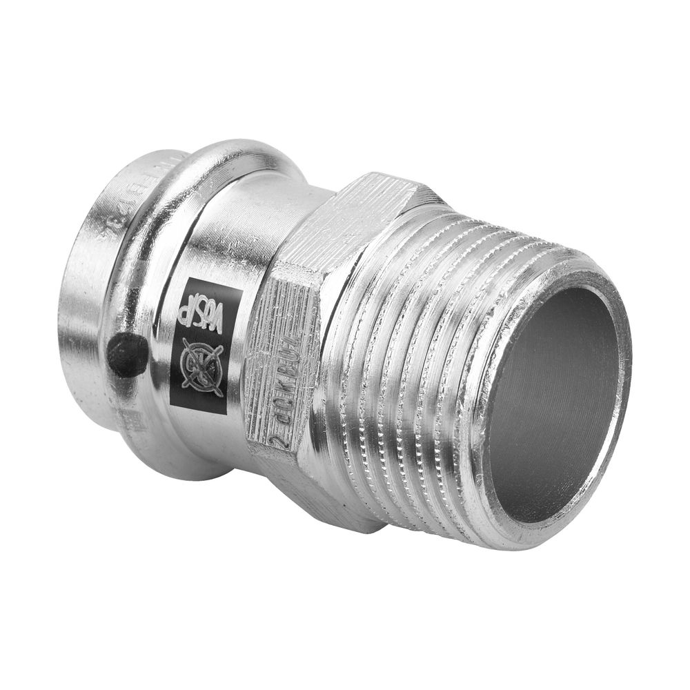 Viega Prestabo Übergangsstück mit SC-Contur 1111, d. 28mm x R 3/4", Stahl verzinkt... VIEGA-641993 4015211641993 (Abb. 3)