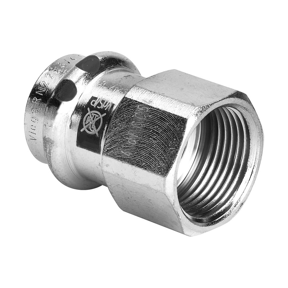 Viega Prestabo LF Übergangsstück mit SC-Contur 1112LF, labs-frei, d. 22mm x Rp 3/4", Stah... VIEGA-715144 4015211715144 (Abb. 3)