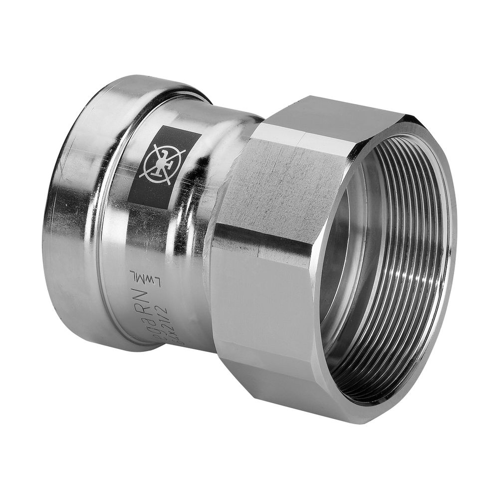 Viega Prestabo XL Übergangsstück 1112XL, d. 64mm x Rp 2" 1/2Stahl verzinkt... VIEGA-630010 4015211630010 (Abb. 3)