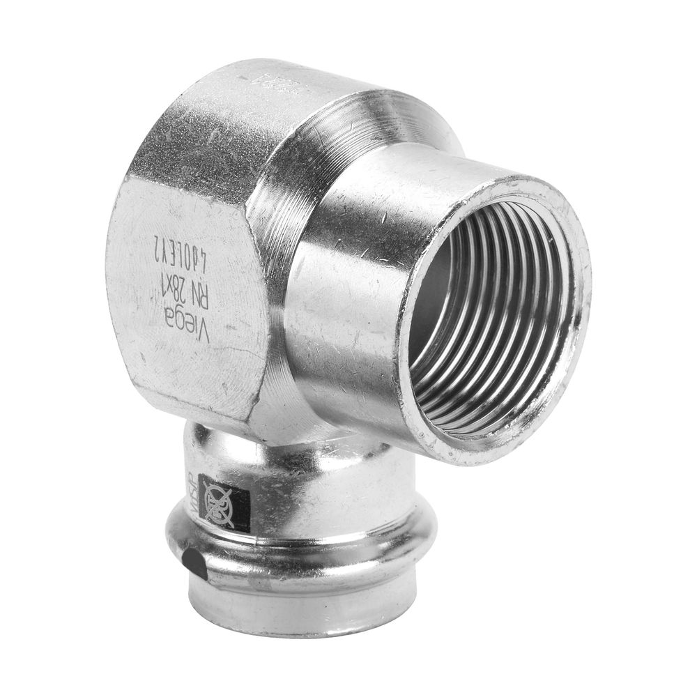 Viega Prestabo Übergangswinkel 90 Grad mit SC-Contur 1114.2, d. 28mm x Rp 1", Stahl verzi... VIEGA-642310 4015211642310 (Abb. 3)