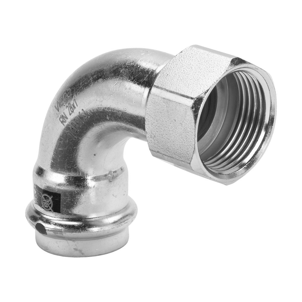 Viega Prestabo Übergangsbogen 90 Grad mit SC-Contur 1114.5, d. 28mm x Rp 1/2", Stahl verz... VIEGA-601331 4015211601331 (Abb. 3)