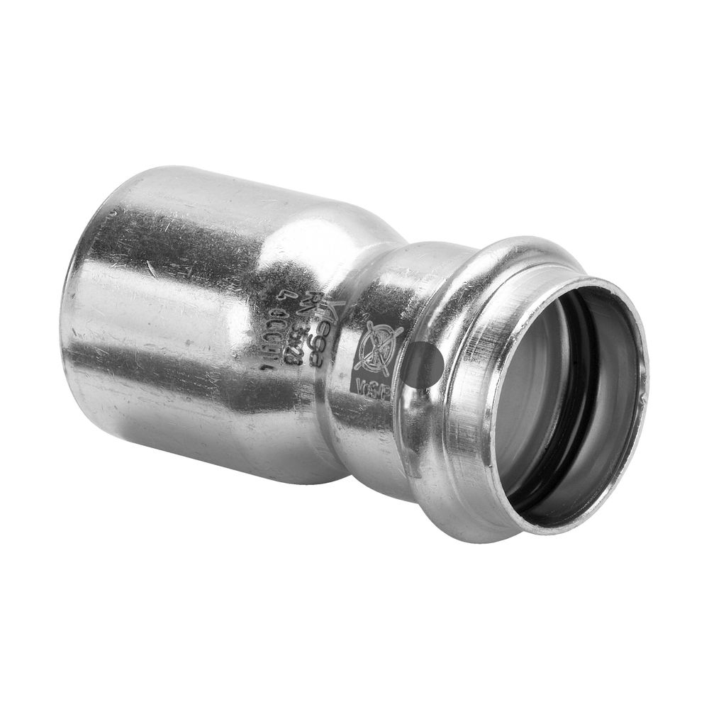 Viega Prestabo Reduzierstück I/A mit SC-Contur 1115.1, d. 15x12mm, Stahl verzinkt... VIEGA-605315 4015211605315 (Abb. 3)