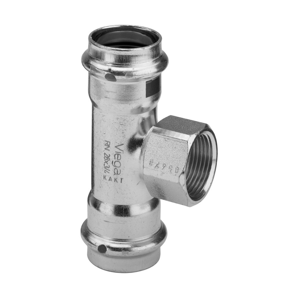 Viega Prestabo T-Stück mit SC-Contur 1117.2, d. 28mm x Rp 3/4" x d. 28mm, Stahl verzinkt... VIEGA-558925 4015211558925 (Abb. 3)