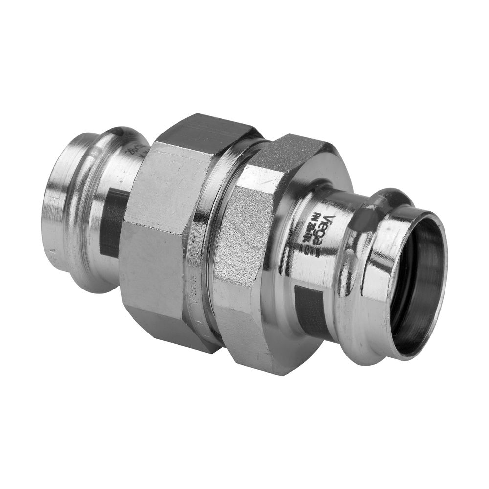 Viega Prestabo Verschraubung mit SC-Contur 1160, flachdichtend, d. 35mm, Stahl verzinkt... VIEGA-559342 4015211559342 (Abb. 3)