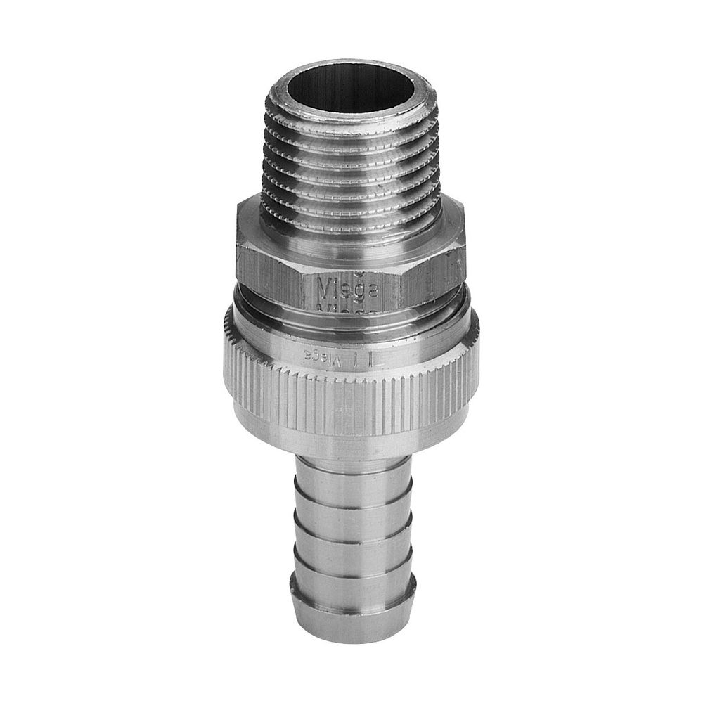 Viega Standrohrverschraubung 1831, flachdichtend, R 1/2" für ID-Schlauch Rp 1/2", Mutterg... VIEGA-105648 4015211105648 (Abb. 5)