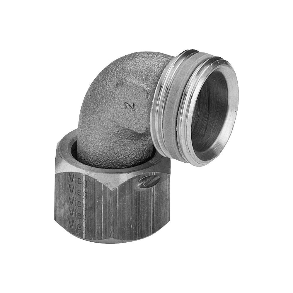 Viega Anschlussverschraubung 90 Grad 2026.8 für Wasserzähler, G 3/4", Rotguss... VIEGA-276423 4015211276423 (Abb. 3)