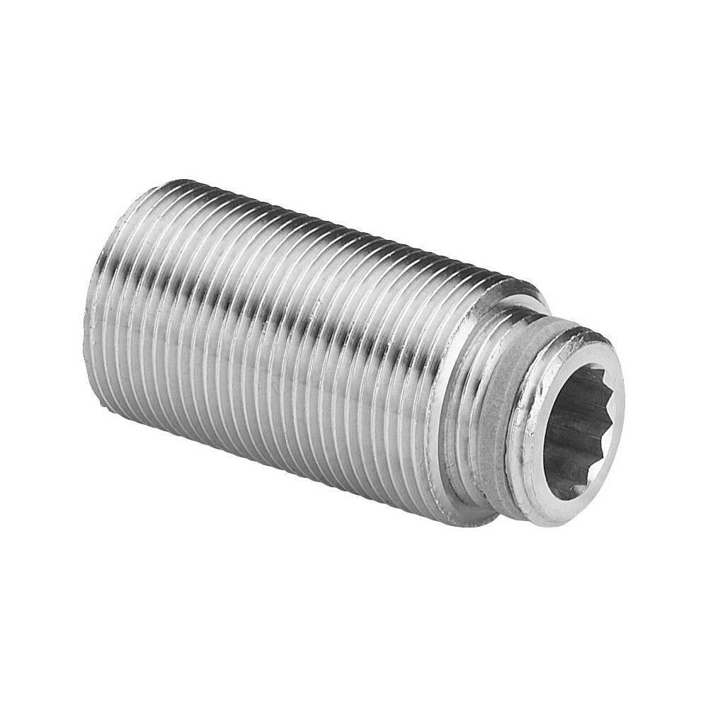 Viega Verlängerungsstück 2032.9, Rp 1/2" x G 3/4" x 25mm, Rotguss... VIEGA-322960 4015211322960 (Abb. 3)
