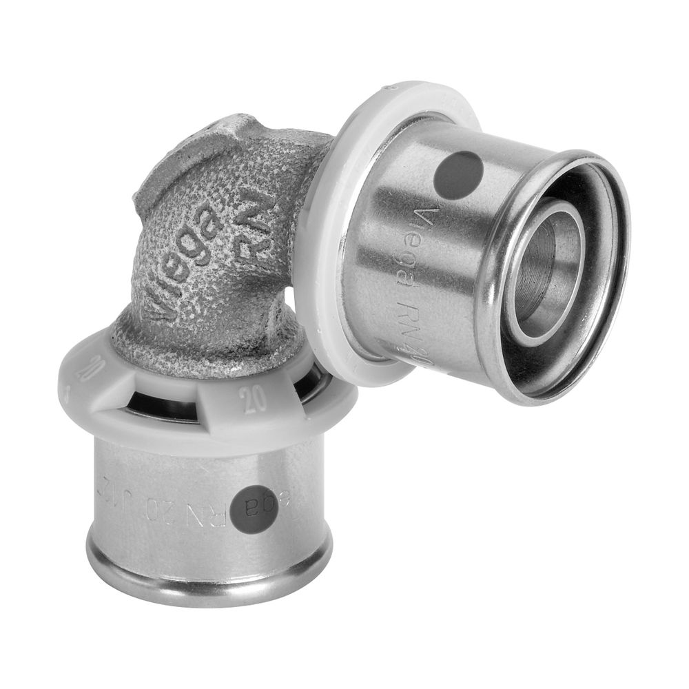 Viega Sanfix Bogen 90 Grad mit SC-Contur P 2116, d. 50mm, Rotguss... VIEGA-566241 4015211566241 (Abb. 3)