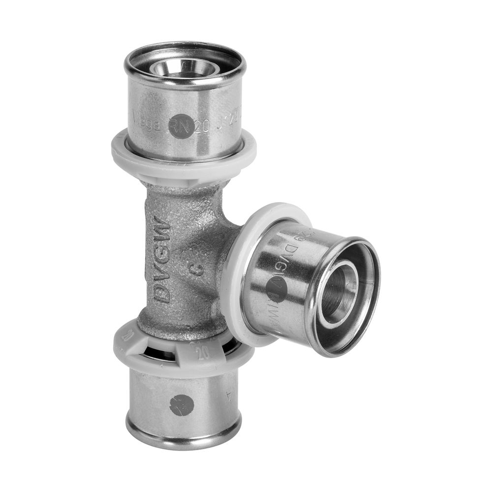 Viega Sanfix P T-Stück mit SC-Contur 2118, d. 20x20x16mm, Rotguss... VIEGA-303464 4015211303464 (Abb. 3)
