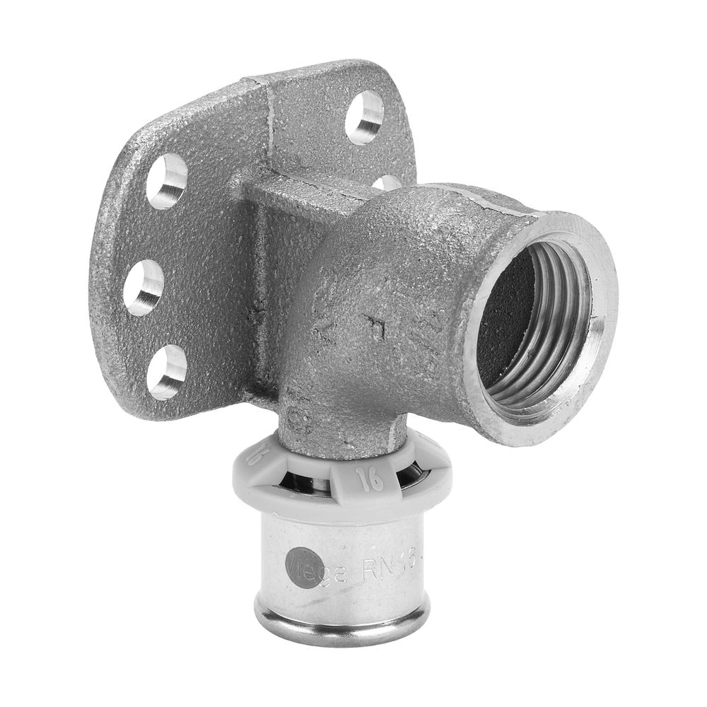 Viega Sanfix P Wandscheibe mit SC-Contur 2125.5, d. 16mm x Rp 1/2", Rotguss... VIEGA-303181 4015211303181 (Abb. 3)
