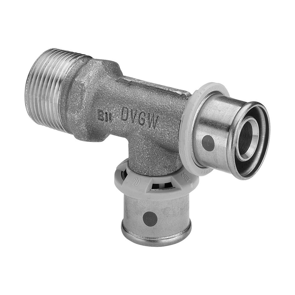 Viega Sanfix P T-Stück mit SC-Contur 2126.4, R 1/2" x 16x16mm, Rotguss... VIEGA-303280 4015211303280 (Abb. 3)
