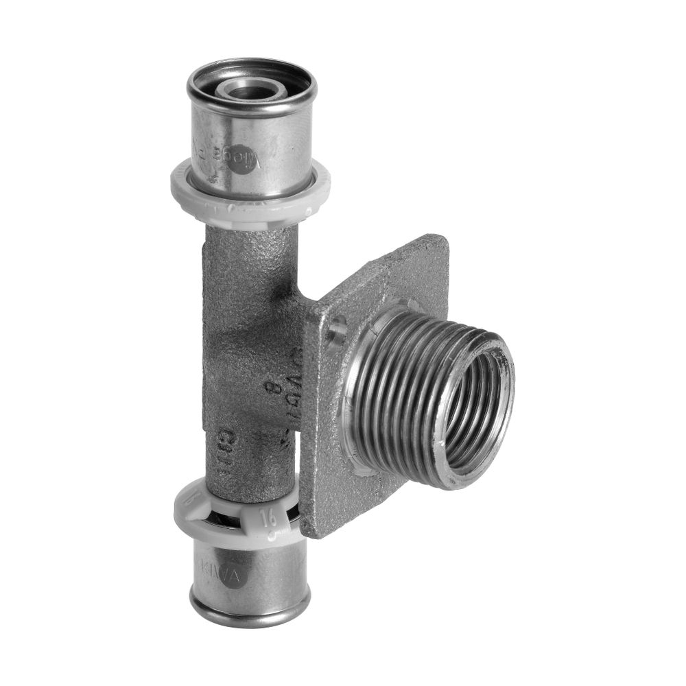 Viega Doppelwanddurchführung mit SC Sanfix P 2132.8 in 16mmxRp1/2x18mm Rg... VIEGA-303389 4015211303389 (Abb. 3)