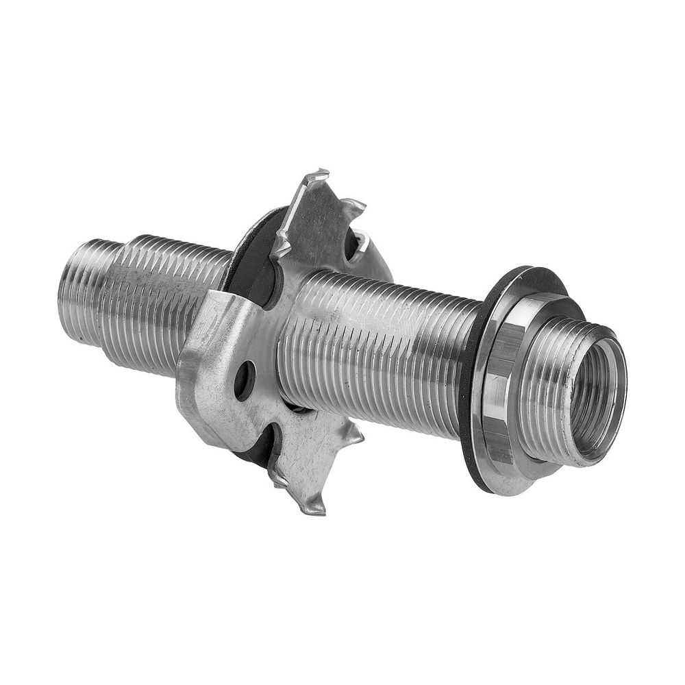 Viega Sanfix Wanddurchführung 2132.91, G 1/2" x G 3/4", Länge 120mm, Rotguss... VIEGA-490454 4015211490454 (Abb. 3)
