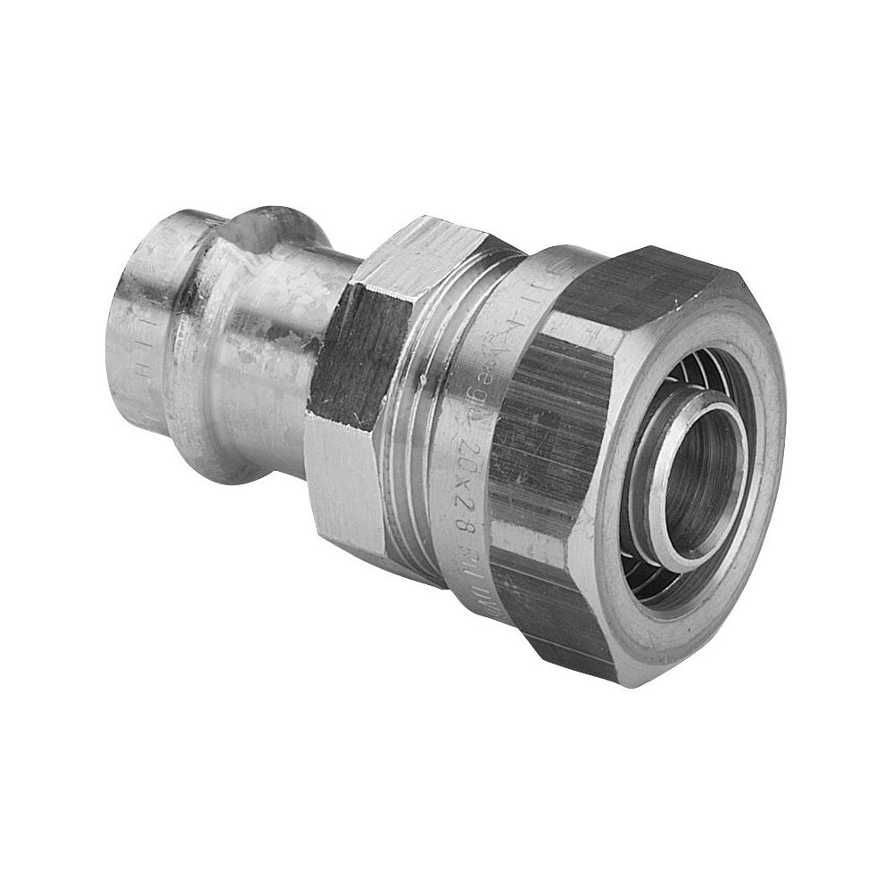 Viega Sanpress Übergangsverschraubung mit SC-Contur 2213, 16x15mm, Rotguss... VIEGA-288068 4015211288068 (Abb. 3)