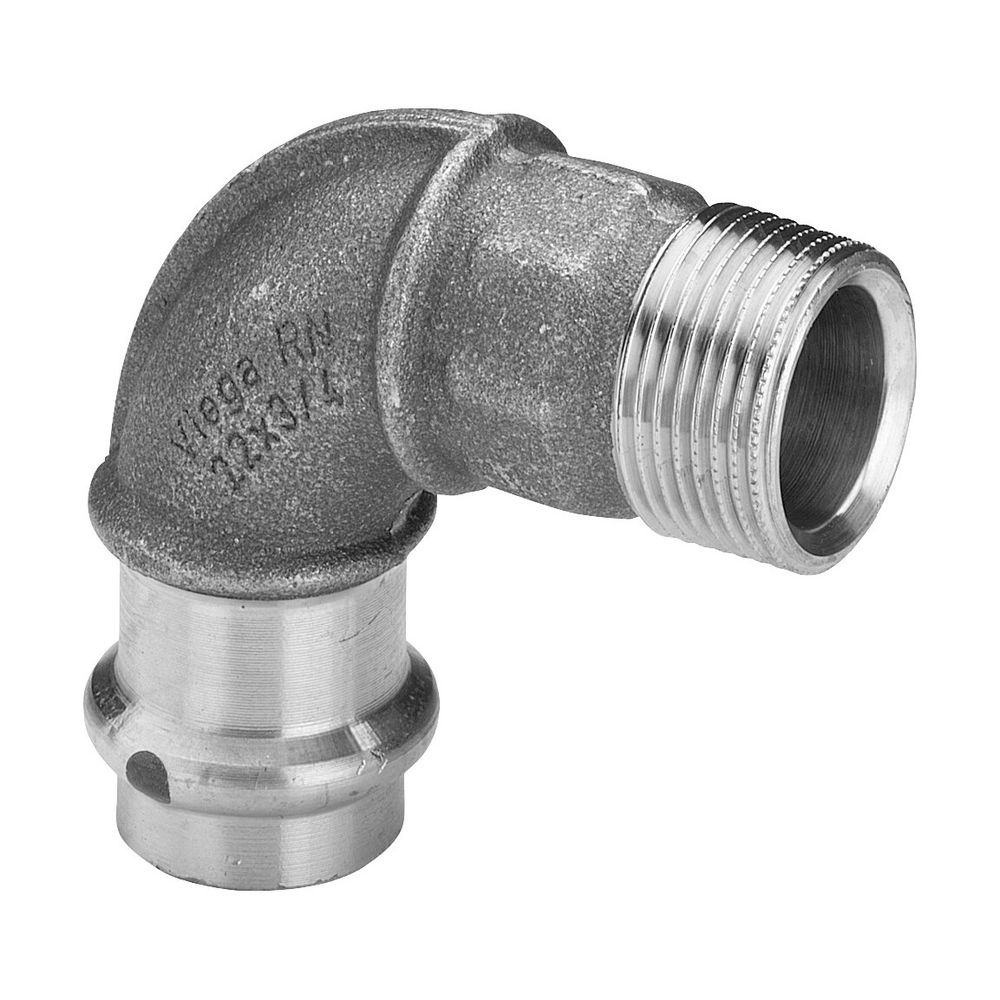 Viega Sanpress Übergangsbogen 90 Grad 2214, d. 12mm x R 3/8", Siliziumbronze... VIEGA-290863 4015211290863 (Abb. 3)