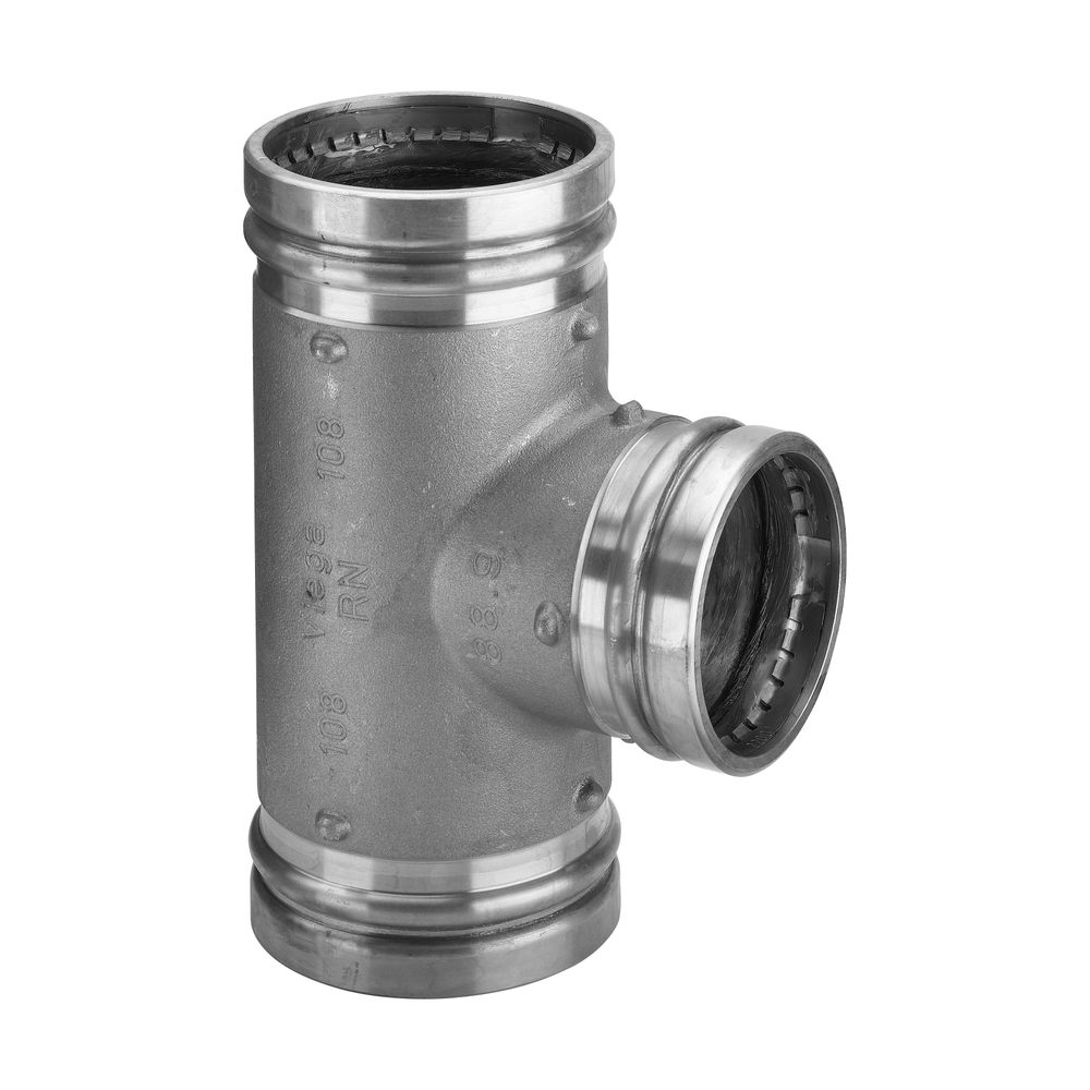 Viega Sanpress T-Stück mit SC-Contur 2218LF, labs-frei, d. 54mm, Rotguss... VIEGA-430467 4015211430467 (Abb. 2)
