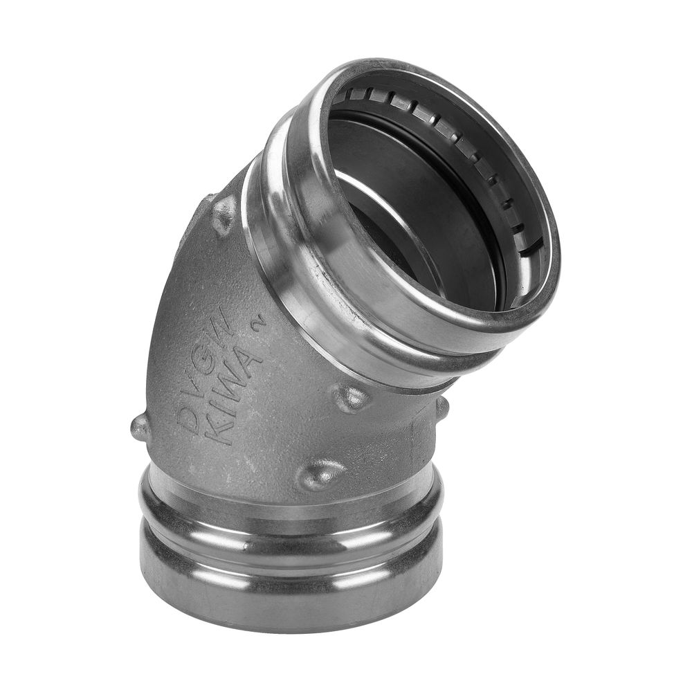 Viega Sanpress XL Bogen 45 Grad 2226XL, d. 108mm, Rotguss... VIEGA-351366 4015211351366 (Abb. 3)