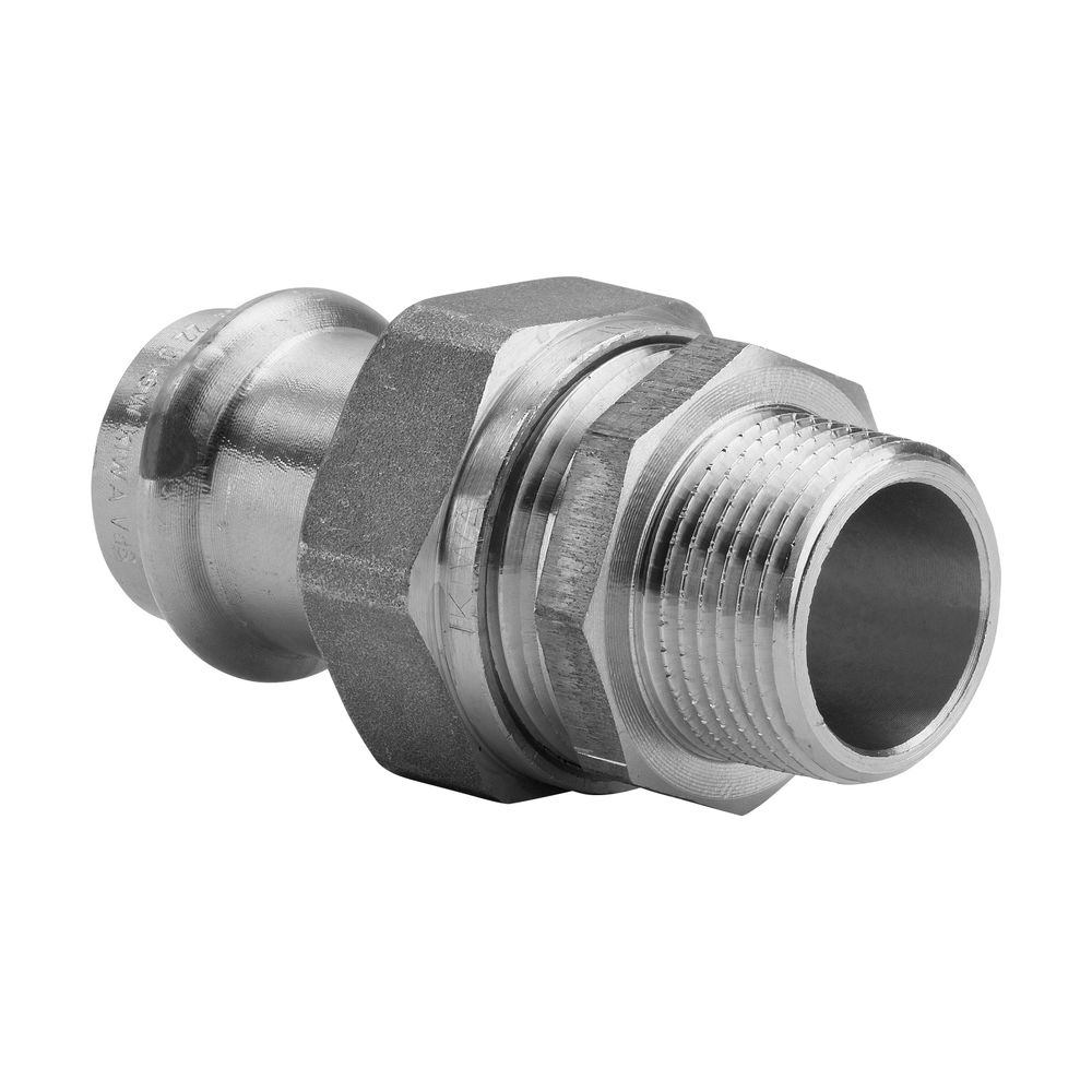 Viega Sanpress Übergangsverschraubung mit SC-Contur 2265, flachdichtend, d. 28mm x R 1", ... VIEGA-120047 4015211120047 (Abb. 3)