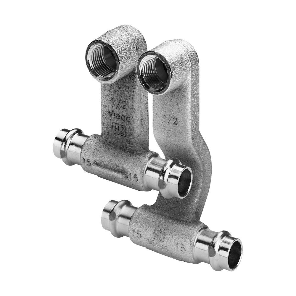 Viega Anschlussset SC-Contur Profipress Therm 2273.1, d. 15mm x G 1/2" x d. 15mm, Rotguss... VIEGA-446628 4015211446628 (Abb. 4)