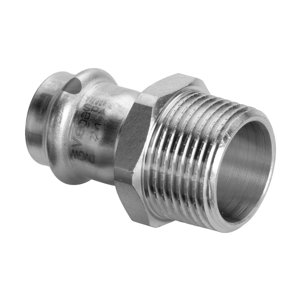 Viega Sanpress Inox LF Übergangsstück mit SC-Contur 2311LF, labs-frei, d. 54mm x R2, Stah... VIEGA-665876 4015211665876 (Abb. 3)