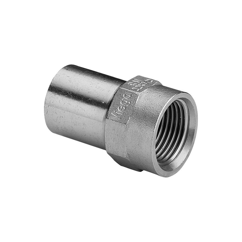 Viega Sanpress Inox XL LF Einsteckstück 2312.1, d. 15mm x Rp 1/2", Stahl nichtrostend... VIEGA-436797 4015211436797 (Abb. 3)