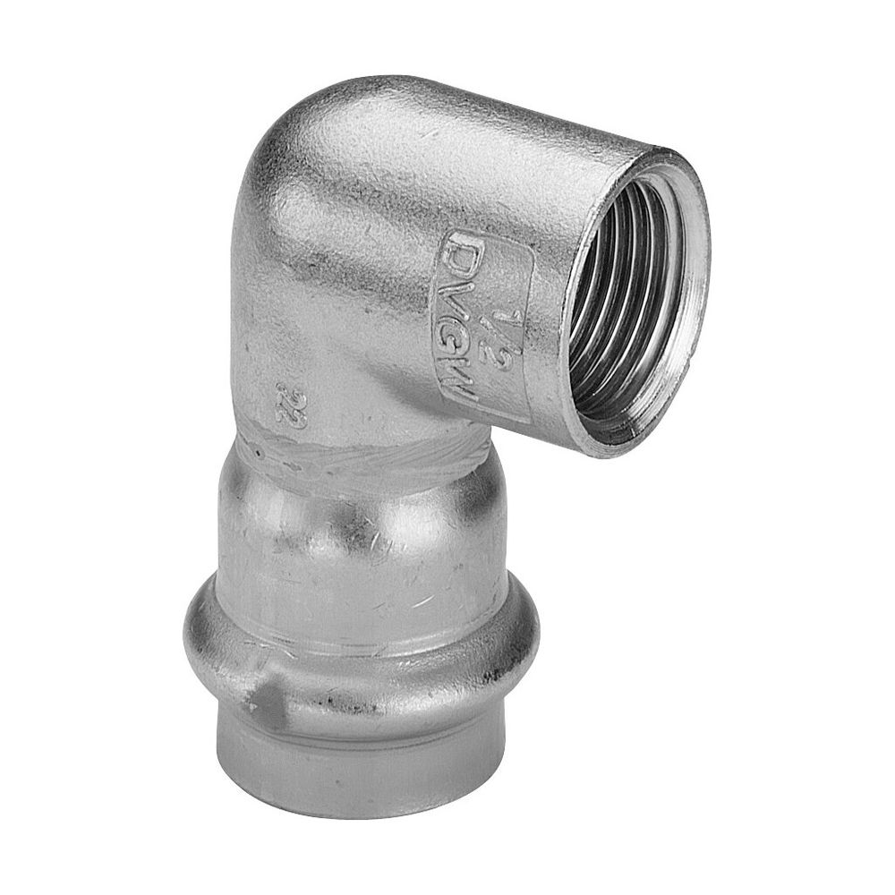 Viega Sanpress Inox Winkel 90 Grad mit SC-Contur 2314.2, d. 54mm x Rp 2", Edelstahl... VIEGA-437077 4015211437077 (Abb. 3)