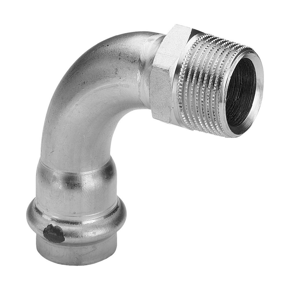 Viega Sanpress Übergangsbogen 90 Grad mit SC-Contur Inox 2314, d. 15mm x R 1/2", Stahl ni... VIEGA-436896 4015211436896 (Abb. 3)