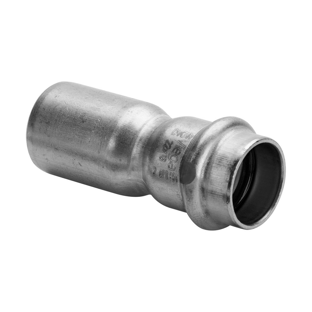 Viega Sanpress Inox Reduzierstück I/A mit SC-Contur 2315.1, d. 28x22mm, Edelstahl... VIEGA-436278 4015211436278 (Abb. 3)