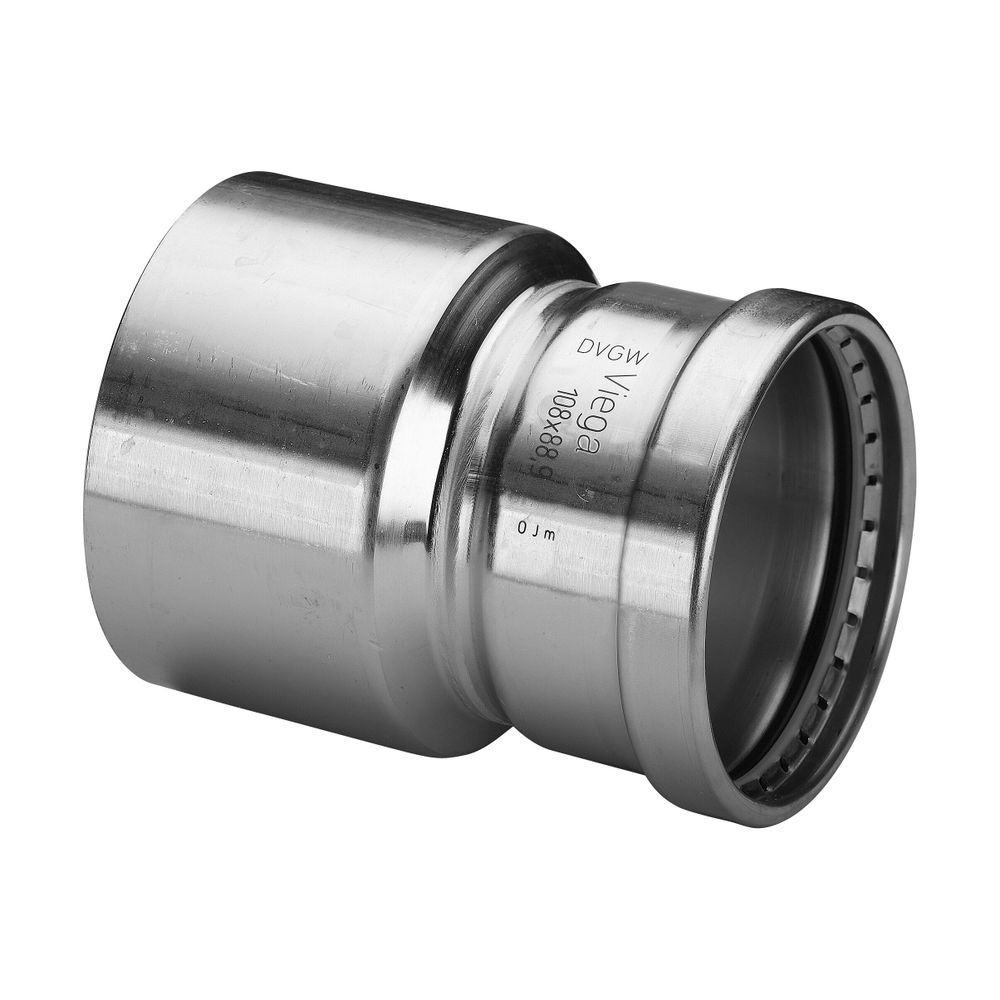 Viega Sanpress Inox XL Reduzierstück I/A mit SC-Contur 2315.1XL, d. 88,9x64mm, Stahl nich... VIEGA-578121 4015211578121 (Abb. 3)