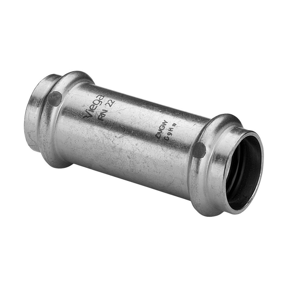 Viega Sanpress Inox Schiebemuffe mit SC-Contur 2315.5, d. 28mm, Stahl nichtrostend... VIEGA-436407 4015211436407 (Abb. 3)