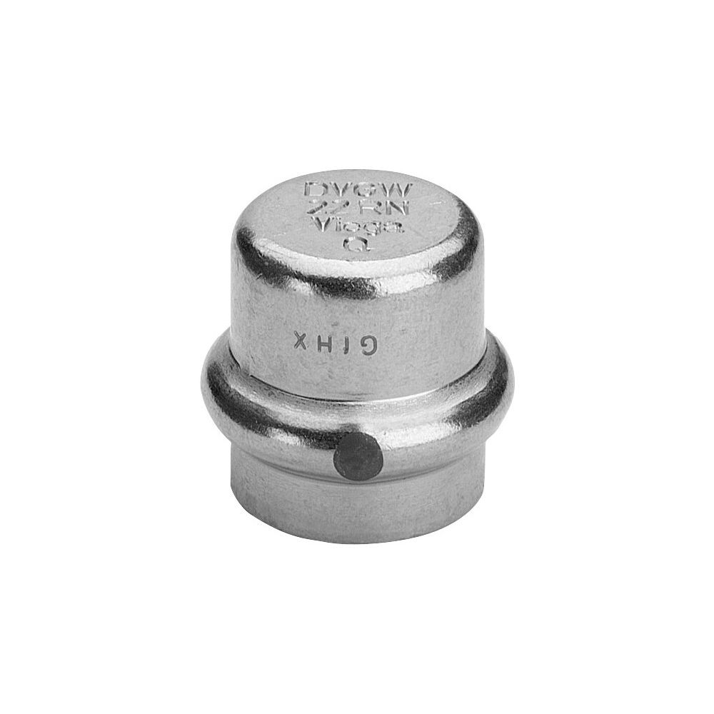 Viega Sanpress Inox Verschlusskappe mit SC-Contur 2356, d. 22mm, Stahl nichtrostend... VIEGA-452872 4015211452872 (Abb. 3)